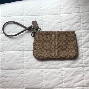 Coach small wristlet